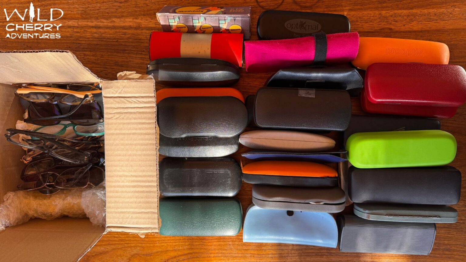 Charity Wild Cherry Adventures Collecting Glasses